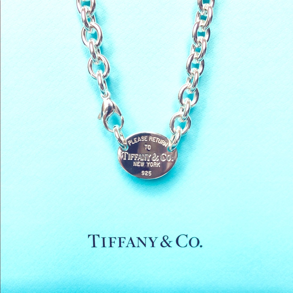 Tiffany & Co. Return to Tiffany Oval Choker 15.5in
